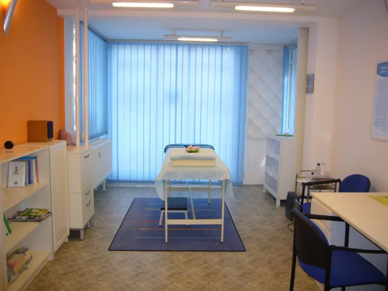 Masérna s masážním lehátkem